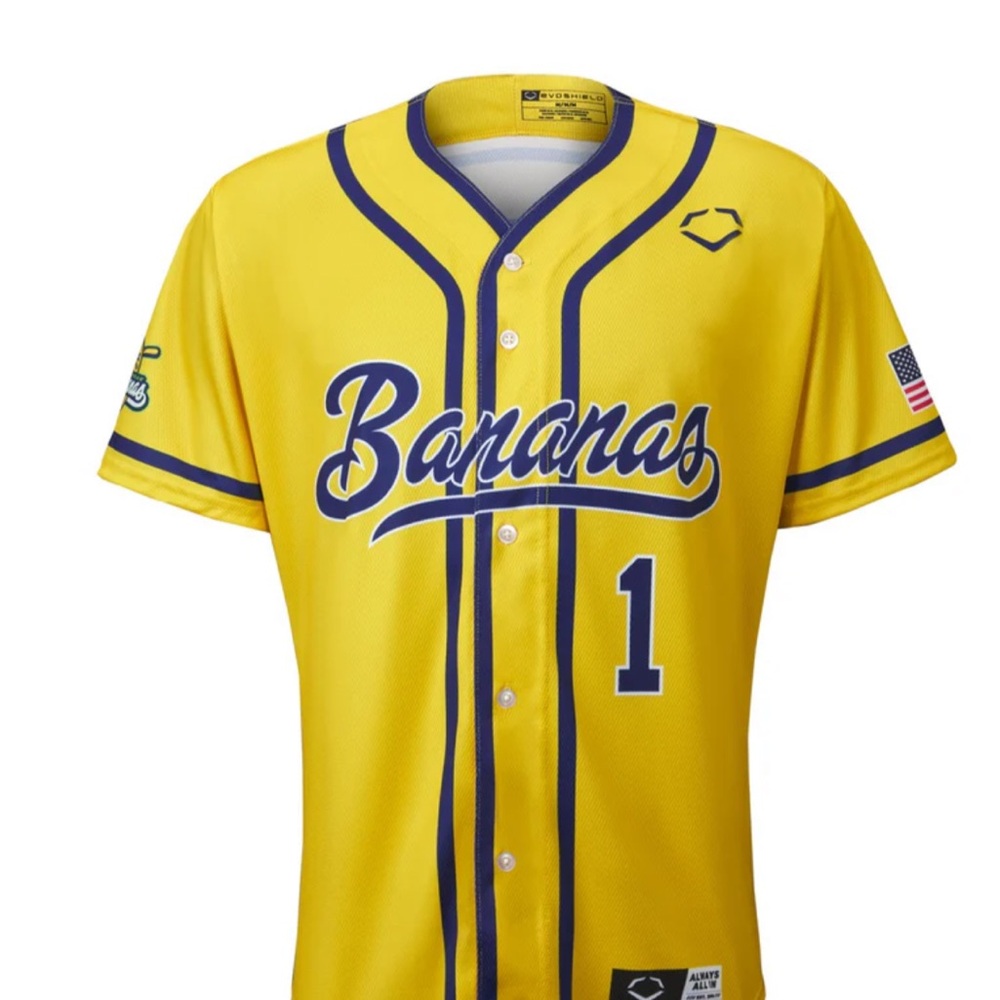 Unopened Savannah Bananas tour jersey